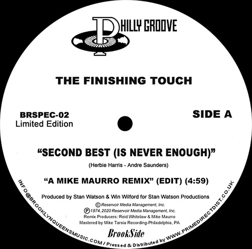 SECOND BEST (IS NEVER ENOUGH) (7 inch)