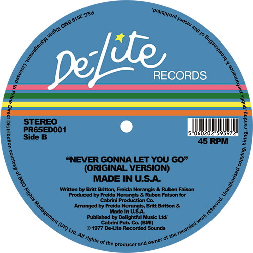 NEVER GONNA TO LET YOU GO (THEO PARRISH UGLY EDIT)
