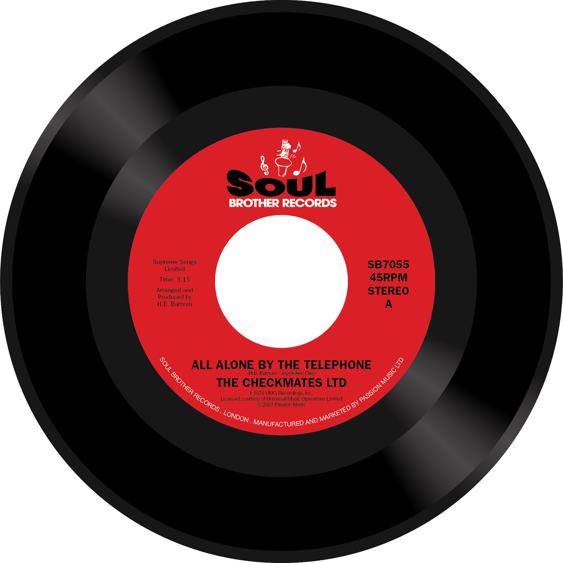 ALL ALONE BY THE TELEPHONE (7 inch)