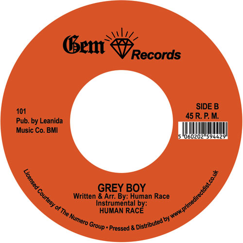 HUMAN RACE / GREY BOY (7 inch) -RSD LIMITED-