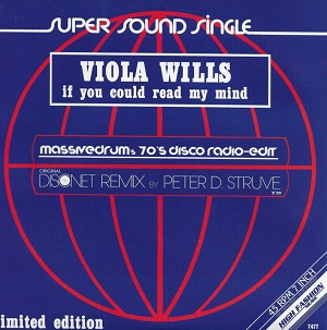 300px x 303px - IF YOU COULD READ MY MIND(MASSIVEDRUM'S 70'S DISCO EDIT)(7 inch) [7477] -  VIOLA WILLS - HIGH FASHION MUSIC (HOL) - STRADA RECORDS