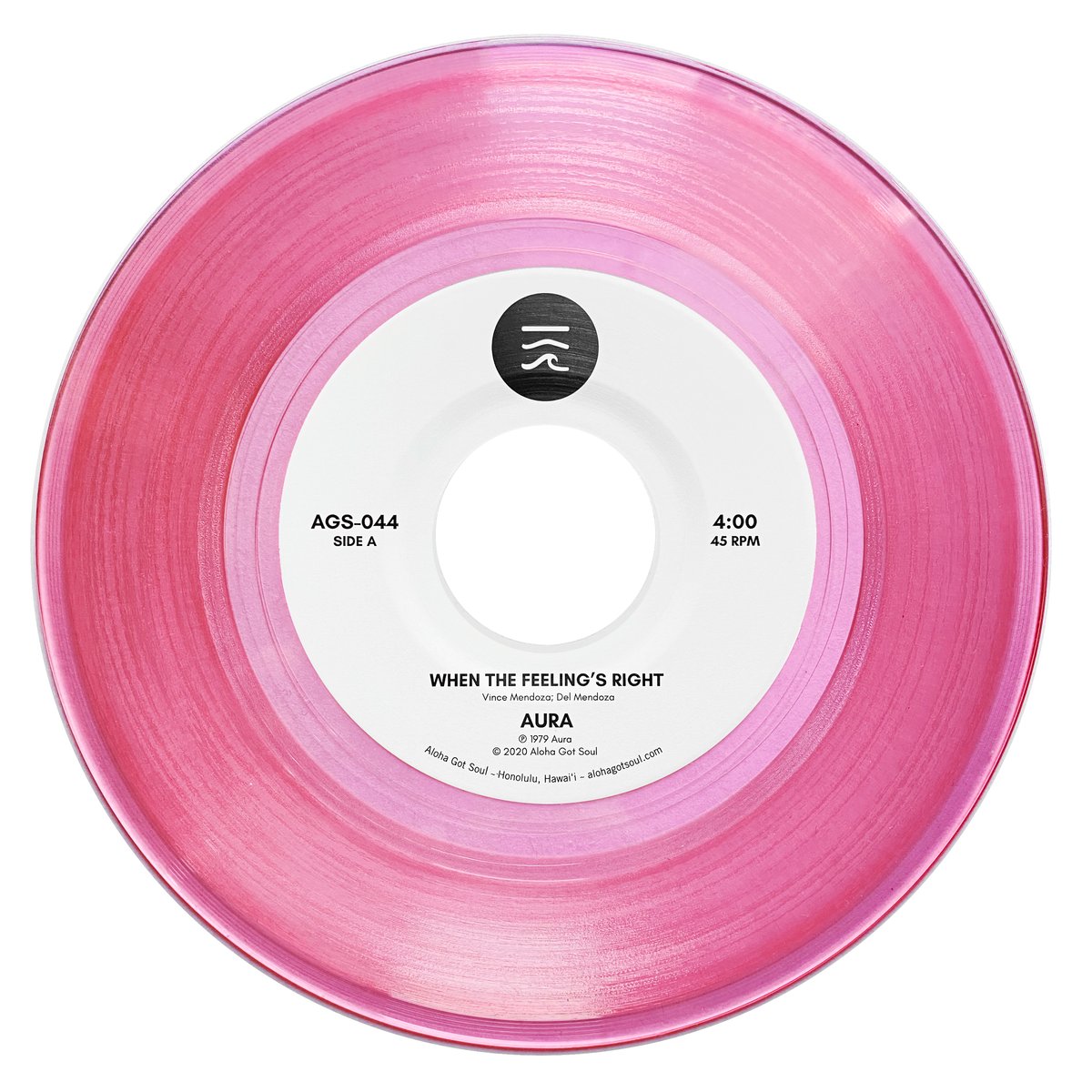 WHEN THE FEELING'S RIGHT(CLEAR PINK VINYL)(7 inch)