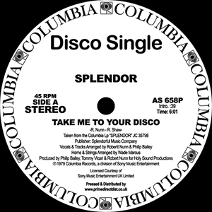 TAKE ME TO YOUR DISCO / SPECIAL LADY - ɥĤ