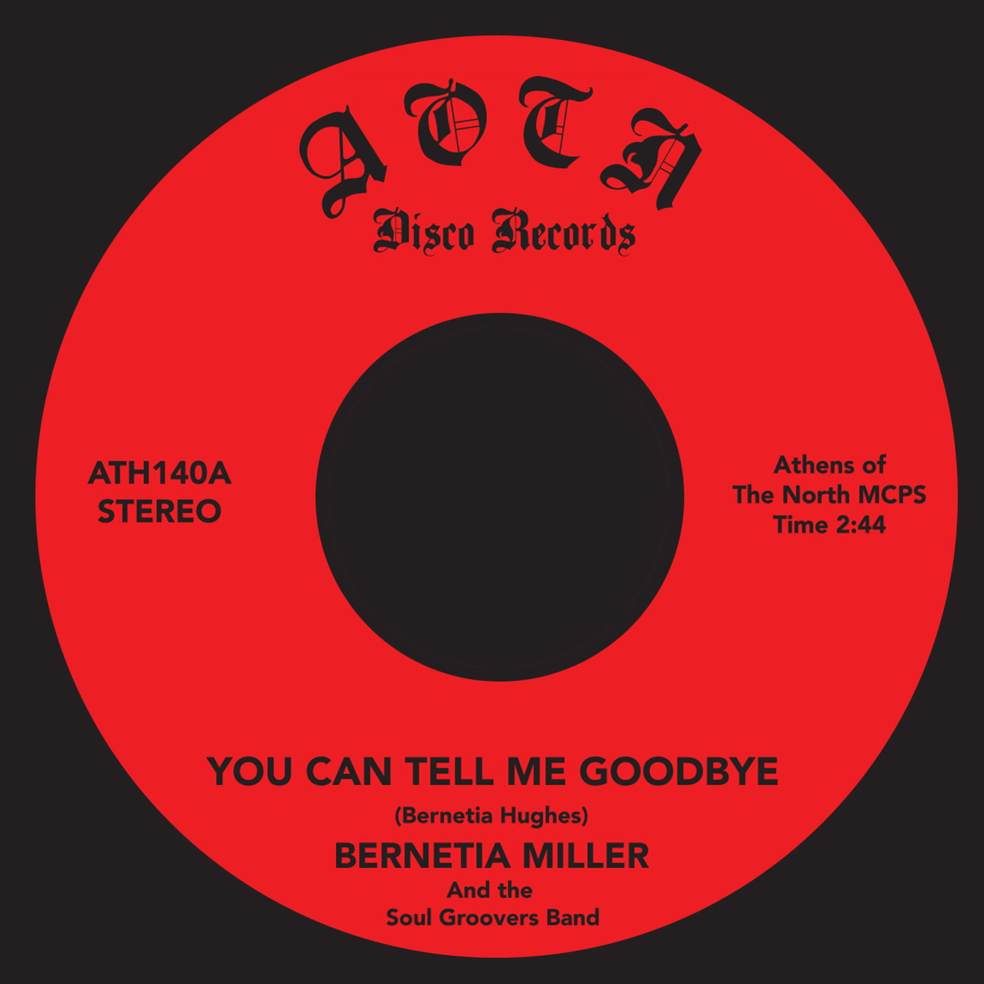 YOU CAN TELL ME GOODBYE (7 inch) -pre-order-