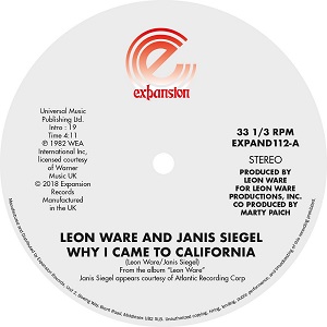 THAT'S WHY I CAME TO CALIFORNIA (feat.JANIS SIEGEL)