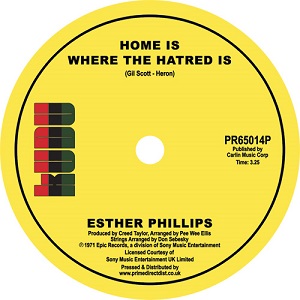 HOME IS WHERE THE HATRED IS / I'VE NEVER FOUND A MAN (7 inch)