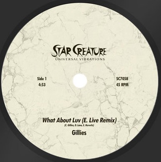 WHAT ABOUT LUV (E. LIVE REMIX) (7 inch)