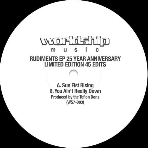RUDIMENTS EP (25TH ANNIVERSARY) -pre-order-